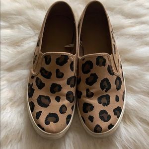 Leaopard Slip on Sneakers